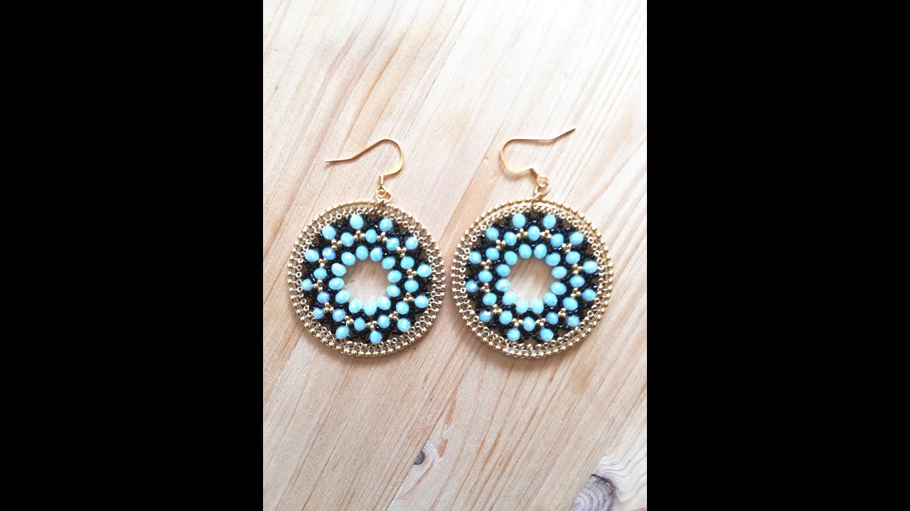 Comment faire des boucles d'oreilles Mandala en perles