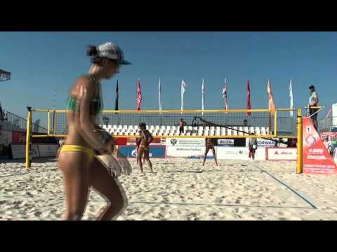 17 Beach volleyball Russia Cup 2015 Syrtseva Moiseeva and Barsuk Prokopieva