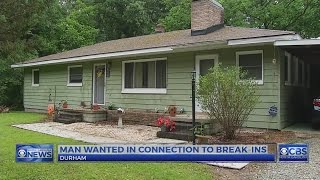 ‘Armed and dangerous’ Durham man wanted in connection with nearly 20 break-ins