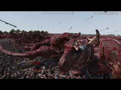 NEW UPDATE! - WAR OF HUMANITY  500.000 ARCHER ARMY VS 100.000 T-REX - Ultimate Epic Battle Simulato