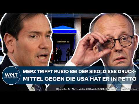 MÜNCHEN: Merz eröffnet Sicherheitskonferenz! Kanzler kommt mit "Giftliste" zum Treffen mit Rubio