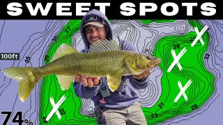 Walleyes On Structure (How To Find The "Spot on the Spot")