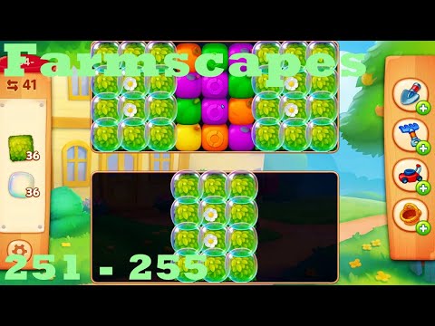 Farmscapes Level 251 - 255HD Gameplay Walkthrough |  3 - match game | android | ios | pc | app