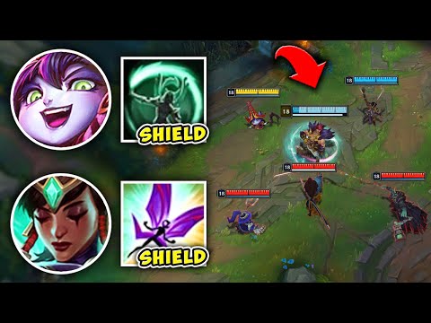 WE RAN THE ULTIMATE SHIELD COMP (GOOD LUCK KILLING US) - League of Legends