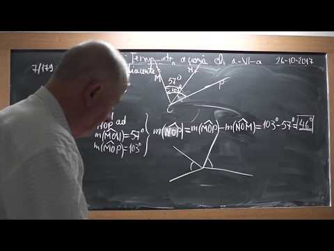 3/3 1602 Clasa 6 Constructia unui unghi de masura data Unghiuri adiacente Suplementare Complementare