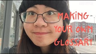 (🇺🇸) Tips for studying English | Creating your own glossary