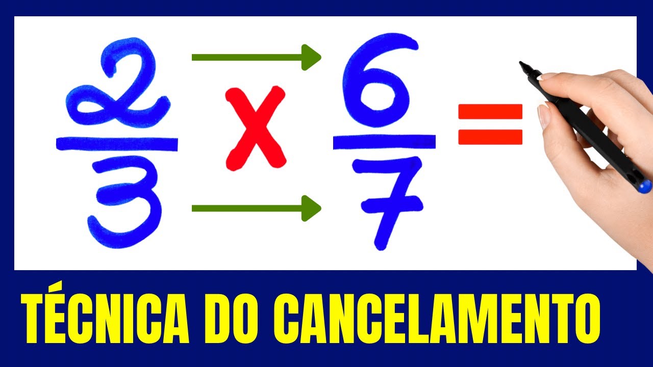 MULTIPLICAÇÃO DE FRAÇÃO , TÉCNICA DE CANCELAMENTO DETALHADA!!