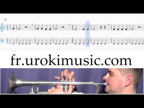 Cours de Trompette Maroon 5 She Will Be Loved  C#1 S#2 L#3 Partitions Mélodie Сhansons Tuto Comment