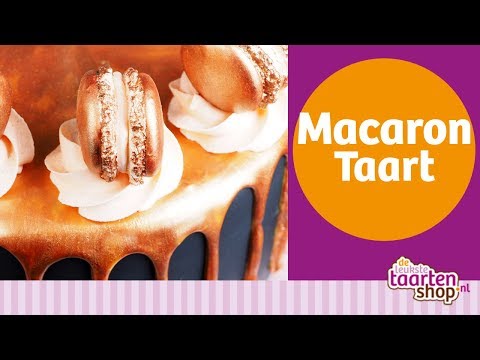 Deleukstetaartenshop.nl live: Macarons taart 2018!