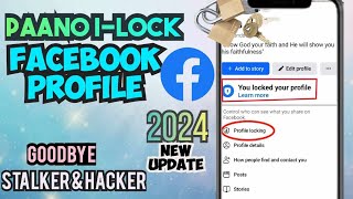 Paano maglock ng facebook profile 2024 | How to lock facebook profile