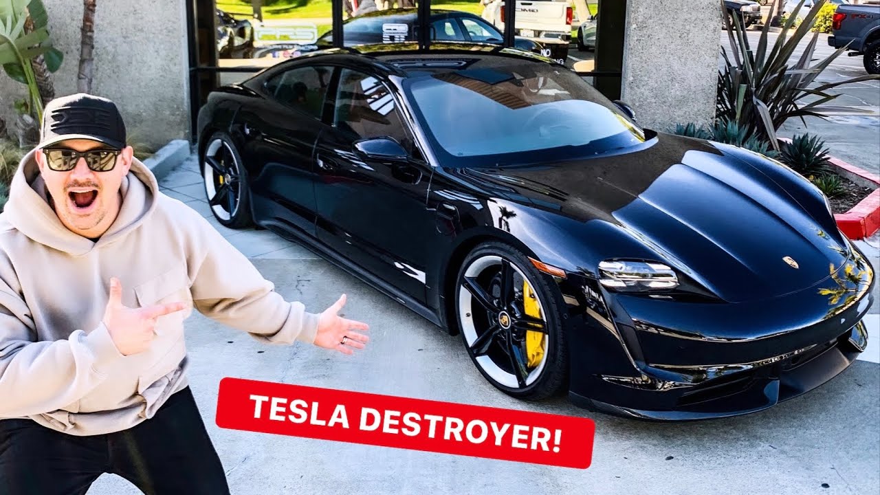 HOW TO EMBARRASS TESLA OWNERS: BUY PORSCHE'S ELECTRIC SUPERCAR! *2020 TAYCAN TURBO S*