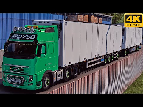 [G29] ETS2 (4K 60FPS) | PROMODS | VOLVO FH16 750 | OULU 🇫🇮 - VARKAUS 🇫🇮