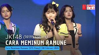 Download lagu JKT48 - Cara Meminum Ramune (Ramune no Nomikata) | CMR (STS Fiony) 08 Februari 2026 mp3