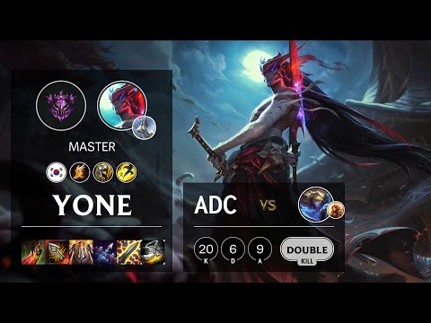 Yone ADC vs Ezreal - KR Master Patch 10.22