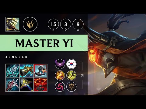 Master Yi Jungle vs Elise - KR Master Patch 25.09