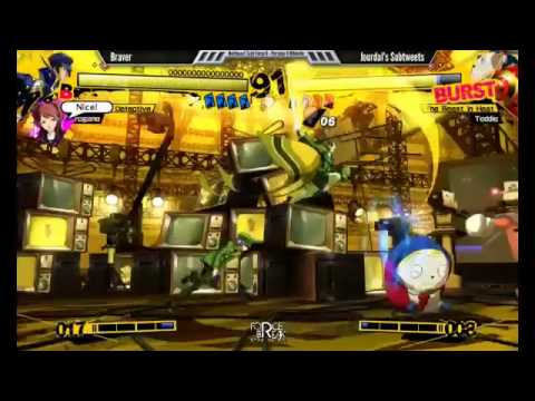 NTF 5/25/2013 P4U Tournament - Braver (Naoto/Yosuke) VS Biscuits (Teddie)