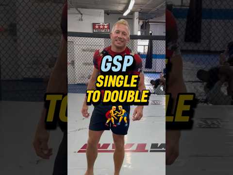 GSP Shows One of His Favorite Takedowns 🔥 #mma #wrestling #ufc