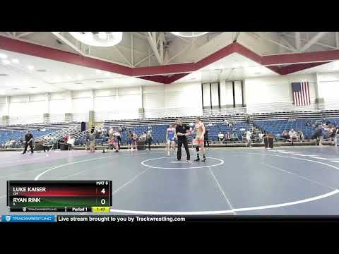 145 Lbs Cons. Semi - Luke Kaiser, OH Vs Ryan Rink, IL Fc55