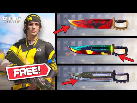 10 FREE Assault Knife That You Can Get in CODM! | How to unlock Free Assault Knife 2025