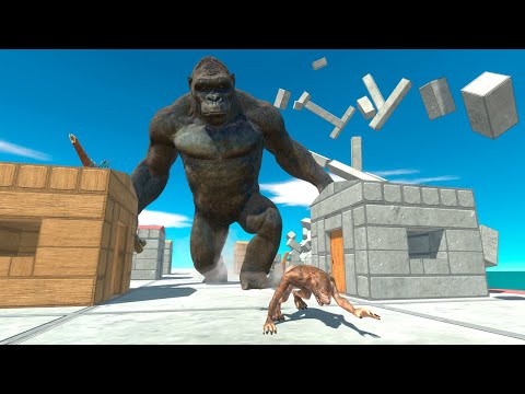 Run Away from King Kong - Animal Revolt Battle Simulator