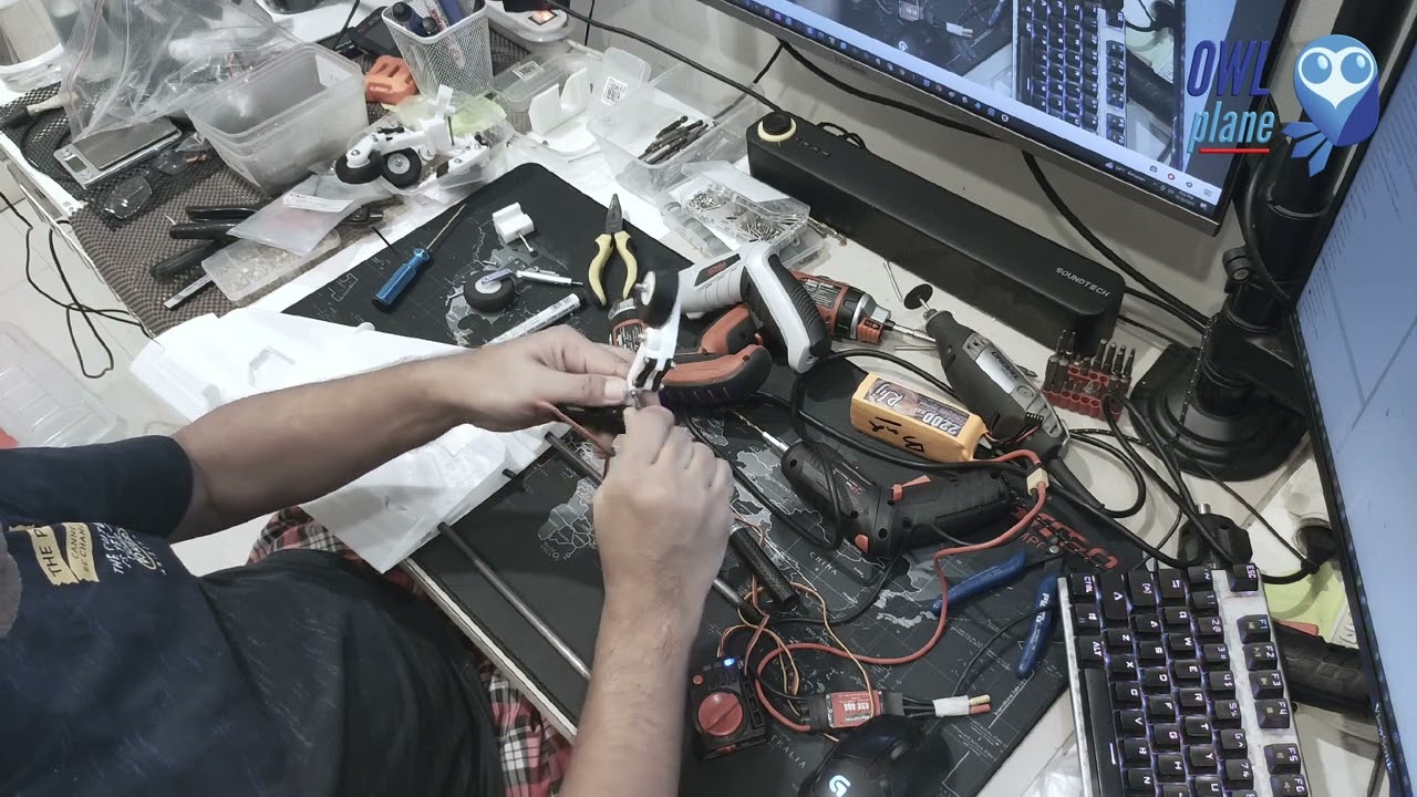 OWL BAE Hawk T1 70mm EDF v2 - Main 3DP LG and Freewing Servoless Retract Unit