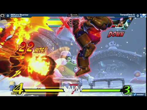 #NWM7 #UMVC3 T8 LQF - BE Kane Blueriver (HUL-HAG-SEN) vs TEMPO ChrisG (MORRIDOOM)