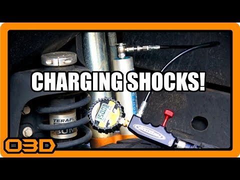 Using Power Tank Nitrogen Shock Inflator and Regulator to Fill my King Piggyback Shocks