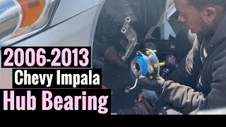 2006-2013  Chevrolet  Impala Wheel Bearing / Hub Replacement 🚘