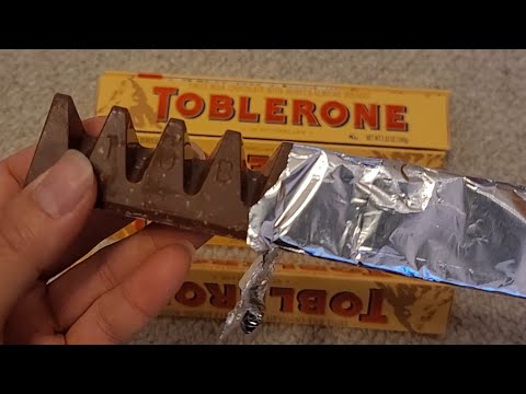 Costco Sale Item Review Taste Test Toblerone Swiss Milk Chocolate With Honey & Almond Nougat