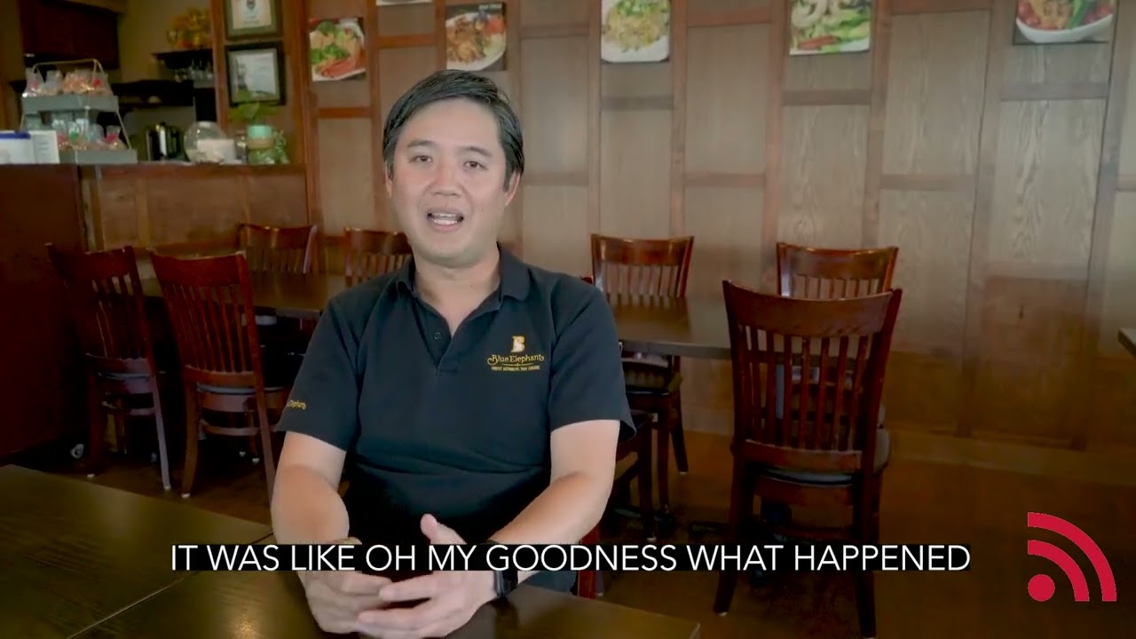 Blue Elephant Thai Restaurant: "We got it from Alert Disaster"