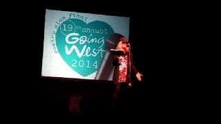 Janet Martin at Poetry Slam 2014 Going West Literary Festival 2014