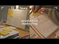 a 12 HOUR study day | study vlog 🗒️⛅