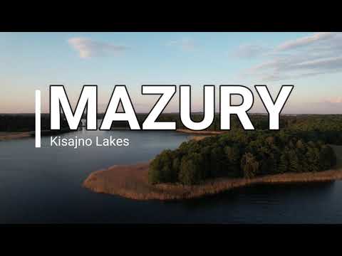 Kisajno Lake, Mazury, Relaxing view and music. Poland