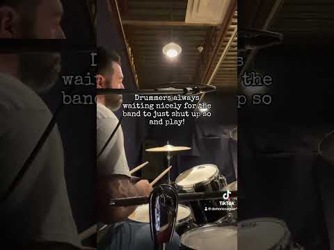 Drummers have incredible patience