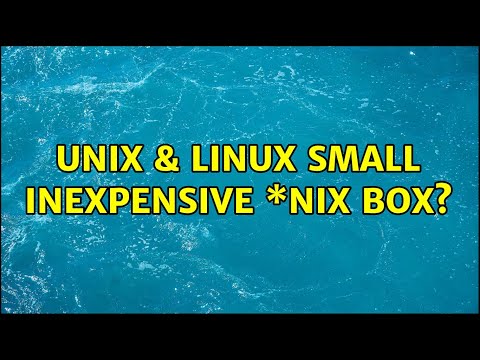 Unix & Linux: Small inexpensive \*nix box? (5 Solutions!!)