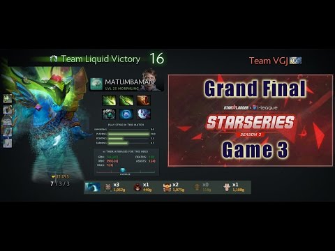 Dota 2 SL i-League 3 | MATUMBAMAN . Morphling [FULL GAME3]