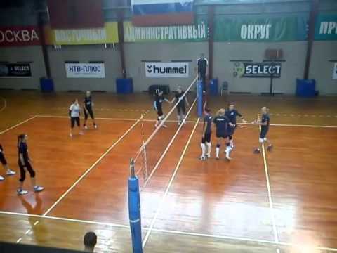 Classic volley Dinamo Moscow - Zarechye Odintsovo friendly game  09.10.2014