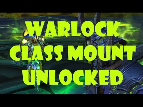Netherlord's Chaotic Wrathsteed  Legion Warlock class mount.