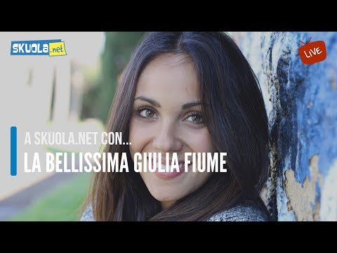 Giulia Fiume ospite della nostra videochat!