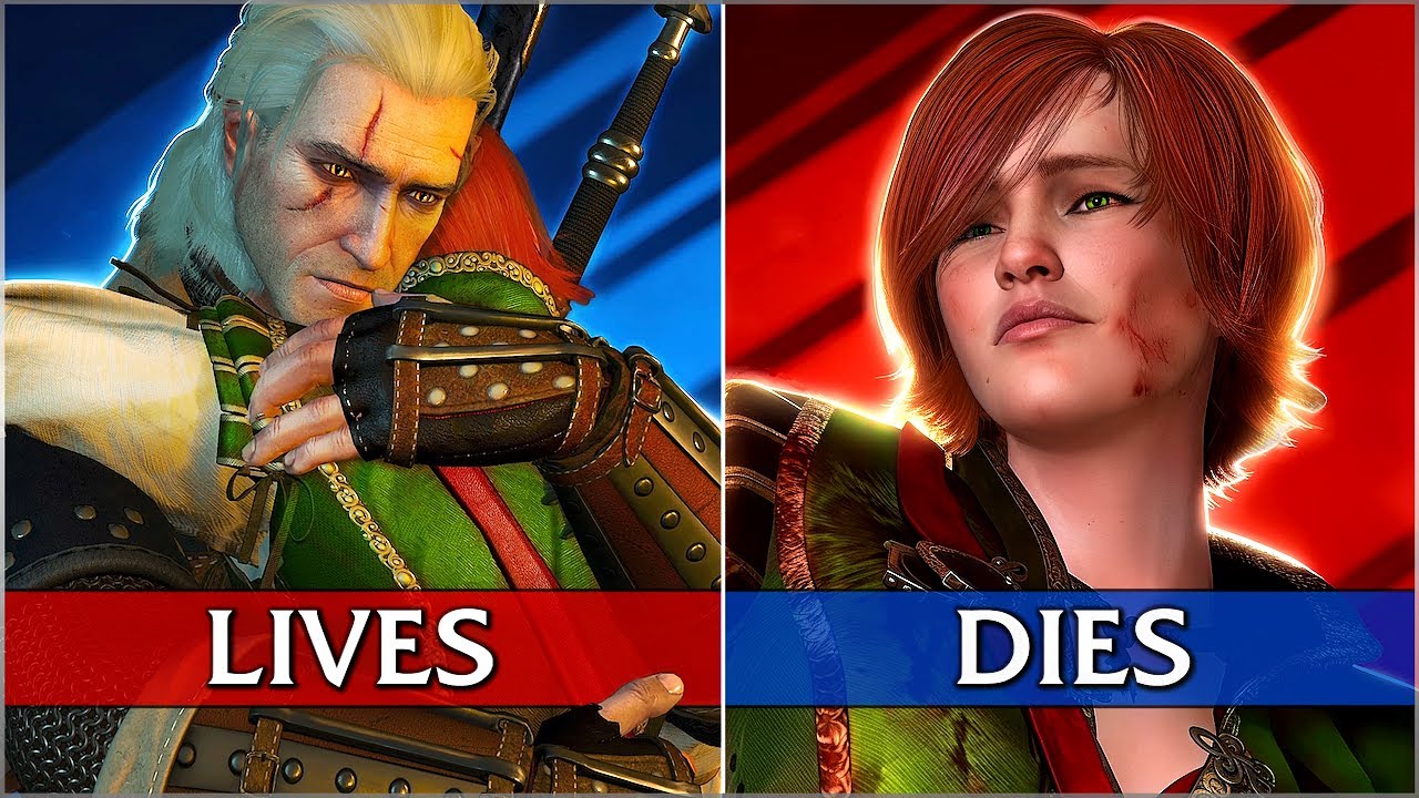 Witcher 3: Gaunter O'Dimm Kills Shani - Deleted Ending - YouTube