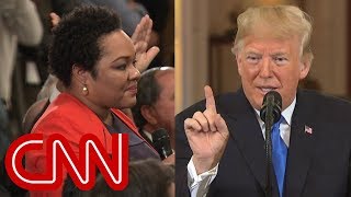 Trump calls reporter&#39;s question &#39;racist&#39;