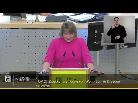 #staDDrat am 29. Februar 2024 Zweckentfremdung von Wohnraum in Dresden verbieten