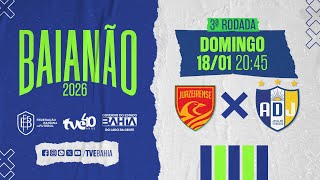 JUAZEIRENSE 1X0 JEQUIÉ | PARTIDA COMPLETA | #BaianãoNaTVE - 18/01/2026