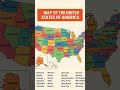📍 #Map of the United States of America #🇺🇸 | All 50 States Explained 🗺️✨"