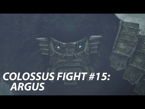 [4K] Shadow of the Colossus (PS4) - Colossus #15: Argus Fight