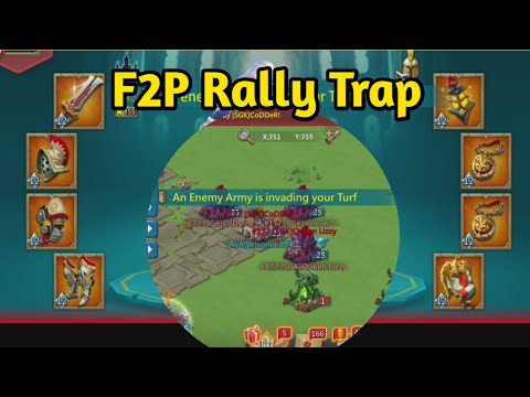 Lords Mobile KvK F2P Rally Trap Eat Mix Rally's Lords Mobile Gameplay