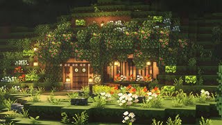 [Minecraft] 🏔️ Aesthetic Hobbit House Tutorial / Mizuno&#39;s 16 Craft Resource Pack
