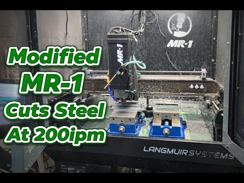 Langmuir Systems MR-1 Modified to Cut at 200 IPM 