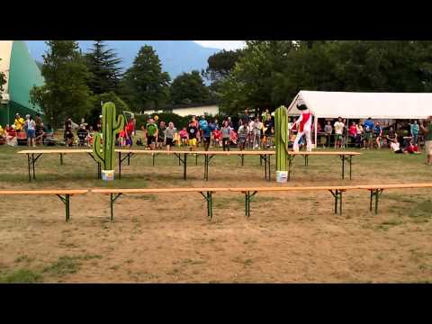 Chube & Lara Beer Race Trickshot