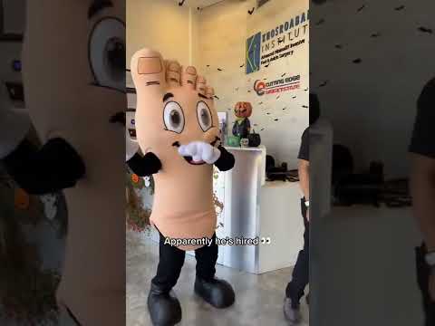 This Foot Thinks He's Hired - and it's NOT funny